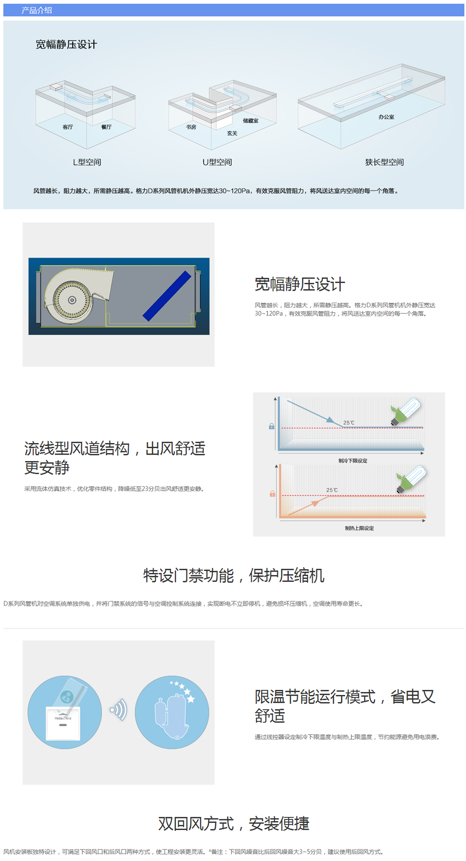 格力中央空調D系列可調靜壓風管機效果.png